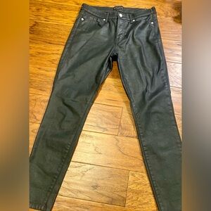 Bannana Republic Black Metallic Shine Denim Style Women’s Pants